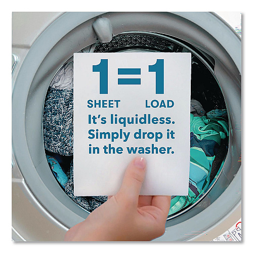 ECOS PRO Liquidless Laundry Detergent Sheets, Free and Clear, 50 Sheets/Box (953710EA)