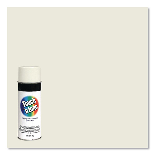 Rust-Oleum Touch'n Tone Spray Paint, Gloss White, 10 oz Aerosol Can, 6/Carton (55274830)