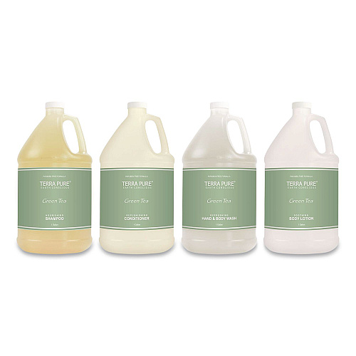 Diversified Hospitality Solutions Terra Pure Conditioner Gallon, Green Tea Lemongrass Scent, 1 gal Bottle (002256EA)