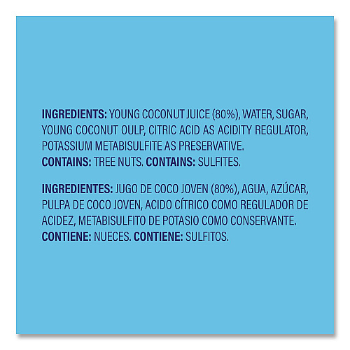 Goya Coconut Water, Coconut, 17 oz Bottle, 12/Carton (22002657)