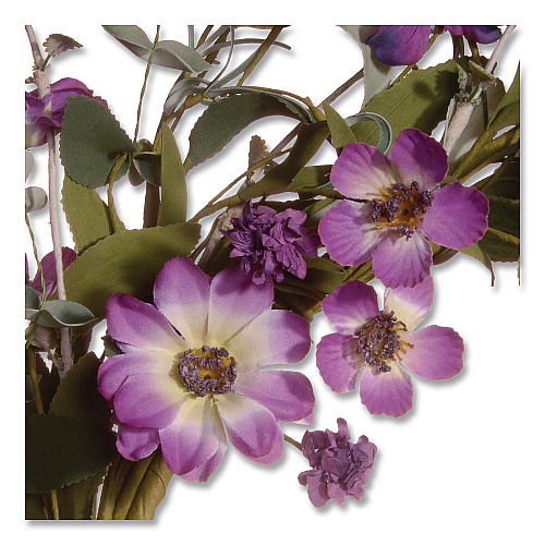 National Tree Company Garden Accents Purple Daisy Wreath, 20" x 3", Purple (GAF3020WDLP)