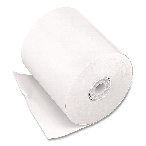 ICONEX Impact Bond Paper Rolls, 2.25" x 150 ft, White, 100/Carton (90740510)