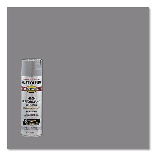 Rust-Oleum Professional Spray Paint, Metallic Aluminum, 14 oz Aerosol Can, 6/Carton (7515838CT)