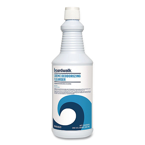 Boardwalk Creme Deodorizing Cleanser, Mint Scent, 32 oz Bottle, 12/Carton (4849)