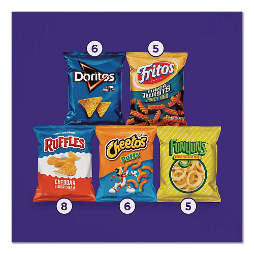 Frito-Lay Premiere Mix Variety Pack, Assorted Flavors, Assorted Sizes, 30 Bags/Carton (22002670)
