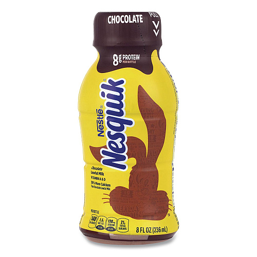 Nestle Nesquik Chocolate Lowfat Milk, 8 oz Bottle,  15/Carton (22002681)