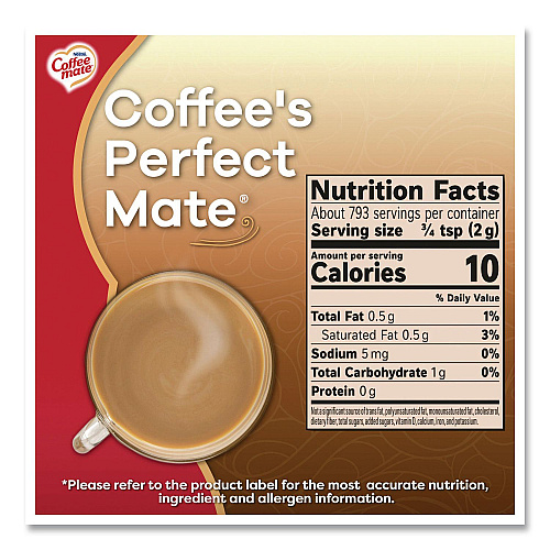 Coffee-mate Original Powdered Coffee Creamer, 56 oz Canister (22002633)