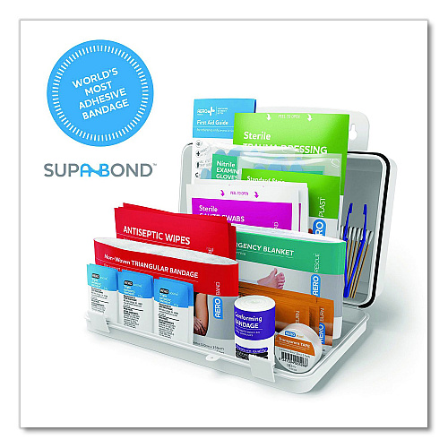 SUREFILL 10 Series First Aid Kit, 72 Pieces, Plastic Case (AK10W)