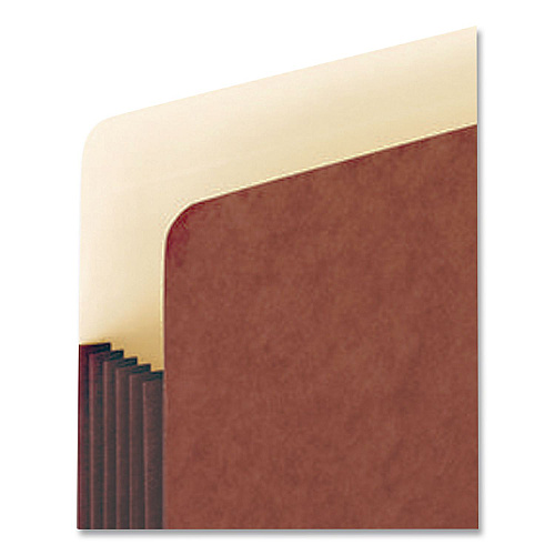 Pendaflex Redrope WaterShed Expanding File Pockets, 5.25" Expansion, Letter Size, Redrope (35344)
