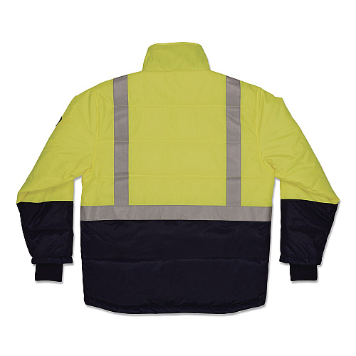 ergodyne N-Ferno 6478 Class 2 Hi-Vis Freezer Jacket, X-Small, Lime (41271)