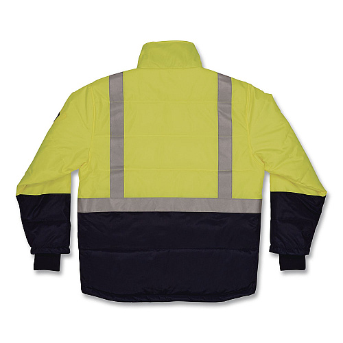 ergodyne N-Ferno 6478 Class 2 Hi-Vis Freezer Jacket, X-Large, Lime (41275)