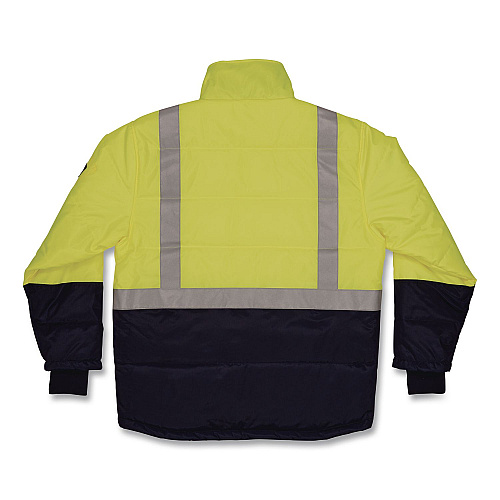 ergodyne N-Ferno 6478 Class 2 Hi-Vis Freezer Jacket, 2X-Large, Lime (41276)