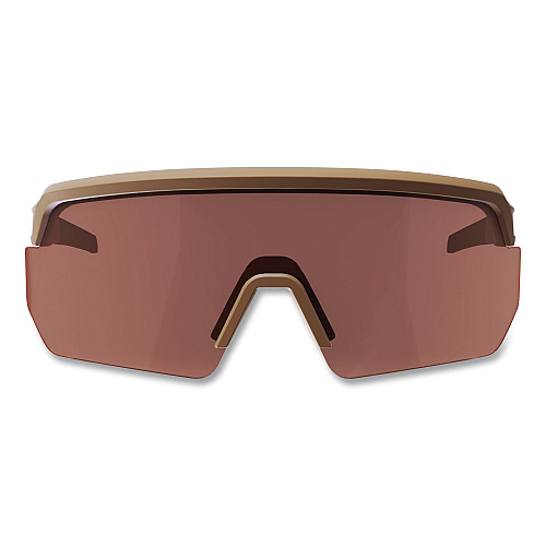 ergodyne Skullerz AEGIR Color Enhancing Anti-Scratch/Enhanced Anti-Fog Safety Glasses, Matte Desert Frame, High Contrast Bronze Lens (55220)