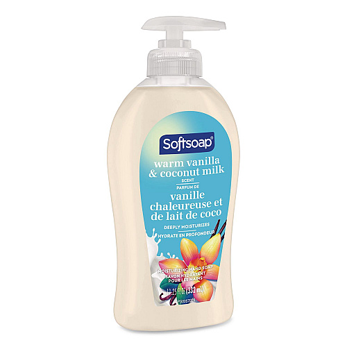 Softsoap Liquid Hand Soap Pumps, Vanilla and Coconut, 11.25 oz, 6/Carton (US07059ACT)