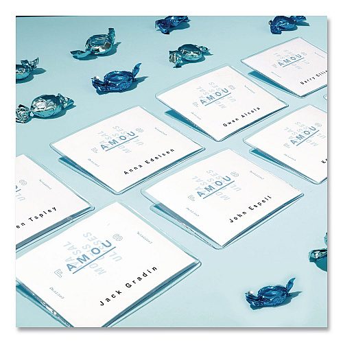 Avery Clip-Style Name Badge Kit, Clear, 3 x 4 Insert, 50 Badges/Box (74536)