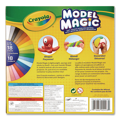 Crayola Model Magic Modeling Compound, Deluxe Variety Pack, Assorted Colors, 0.5 oz Pack, 14 Packs (462490)