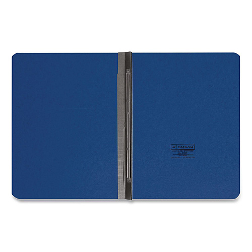 Smead Prong Fastener Pressboard Report Cover, Two-Piece Prong Fastener, 3" Capacity, 8.5 x 11, Dark Blue/Dark Blue, 25/Box (2750880)