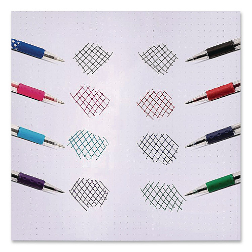 Pentel R.S.V.P. Ballpoint Pen, Stick, Fine, 0.7 mm, Assorted Ink and Barrel Colors, 5/Pack (BK90BP5M)