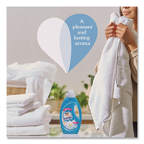 Suavitel Fabric Softener, Floral Scent, 46 oz Bottle, 6/Carton (61034387CT)