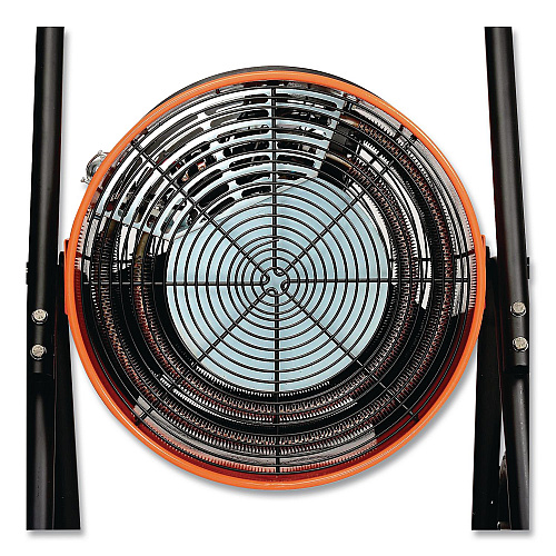 Global Industrial Portable Salamander Heater with Adjustable Thermostat, 30,000 W, 22 x 28 x 38.5, Orange (653674)