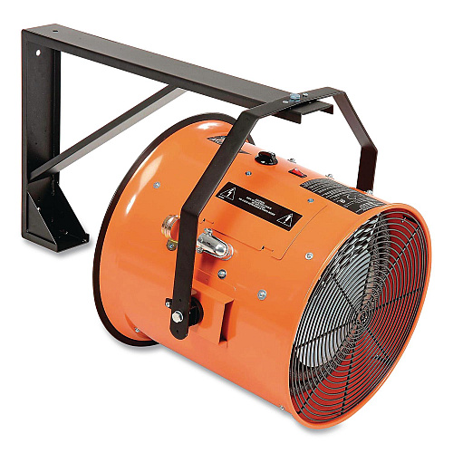 Global Industrial Electric Salamander Heater with Adjustable Thermostat, 15,000 W, 240 V, 23.03 x 34, Orange (653568)