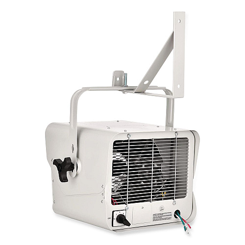 Global Industrial Unit Heater, Horizontal Downflow, Multi-Watt, 5,000 W, 18.31 x 14.75 x 17.5, Gray (653577)