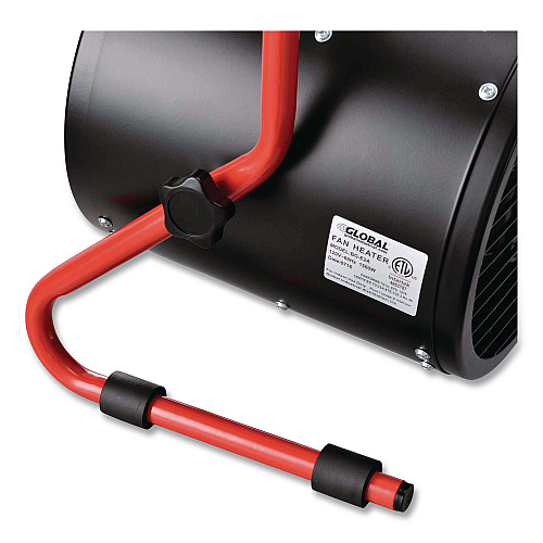 Global Industrial Portable Electric Space Heater, 1,500 W, 11.25 x 14.75 x 17.5, Black (653579)