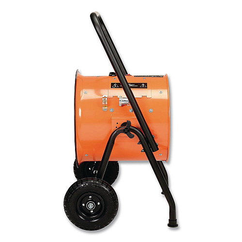 Global Industrial Portable Salamander Heater with Adjustable Thermostat, 15,000 W, 240 V, 21.59 x 28 x 38.5, Orange (653671)