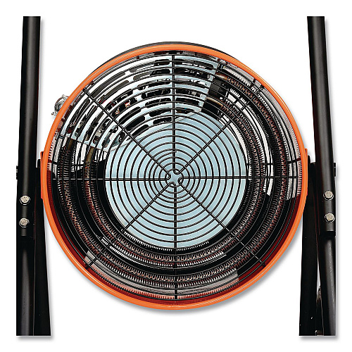 Global Industrial Portable Salamander Heater with Adjustable Thermostat, 15,000 W, 240 V, 21.59 x 28 x 38.5, Orange (653671)