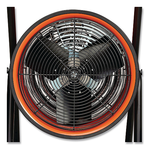 Global Industrial Portable Salamander Heater with Adjustable Thermostat, 15,000 W, 240 V, 21.59 x 28 x 38.5, Orange (653671)