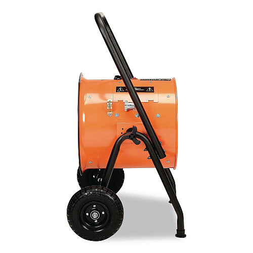 Global Industrial Portable Salamander Heater with Adjustable Thermostat, 15,000 W, 21.59 x 28 x 38.5, Orange (653673)