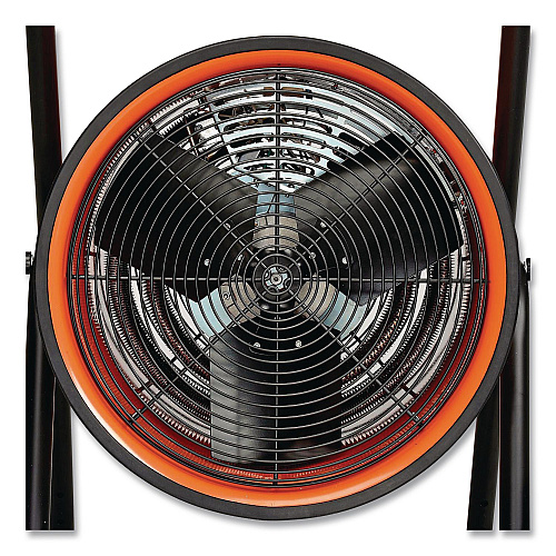 Global Industrial Portable Salamander Heater with Adjustable Thermostat, 15,000 W, 21.59 x 28 x 38.5, Orange (653673)