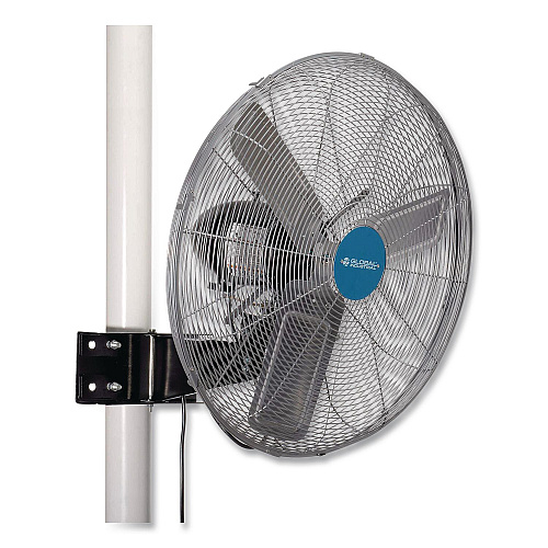 Global Industrial Deluxe Oscillating Fan, Pole or Column Mount, 24", 4,660 CFM, 1/2 hp (293157)