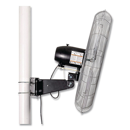 Global Industrial Deluxe Oscillating Fan, Pole or Column Mount, 30", 7,300 CFM, 1/2 hp (293158)