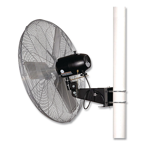 Global Industrial Deluxe Oscillating Fan, Pole or Column Mount, 30", 7,300 CFM, 1/2 hp (293158)