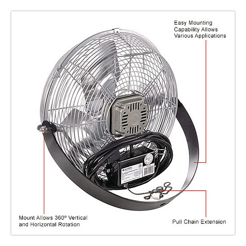 Global Industrial 18" Industrial Workstation Fan, 4,600 CFM, 1/3 hp (294493)