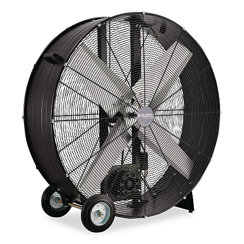 Global Industrial Portable Drum Blower Fan, 42", Black (600554)