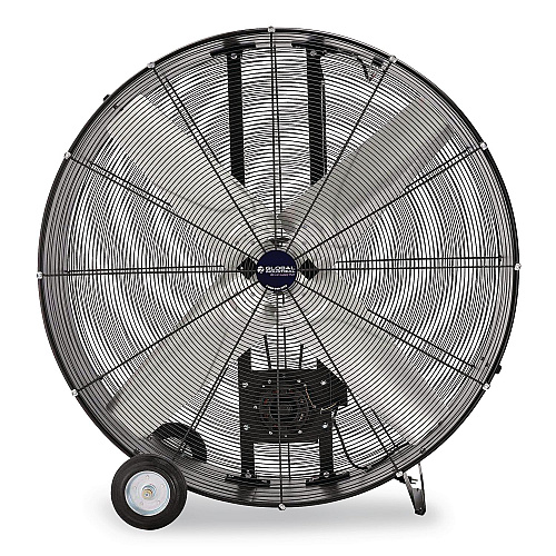 Global Industrial 48" Portable Drum Blower Fan, Black (600555)