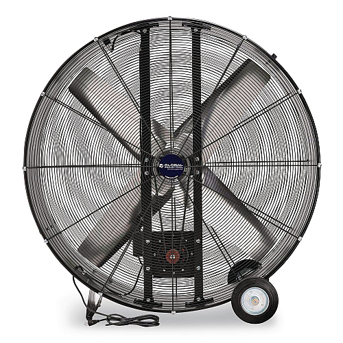 Global Industrial 48" Portable Drum Blower Fan, Black (600555)