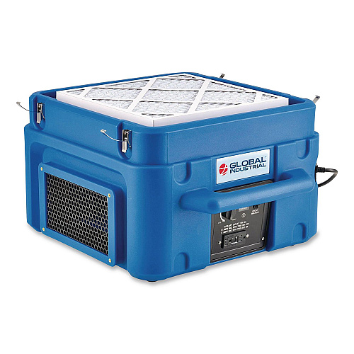 Global Industrial Commercial Air Scrubber and Negative Air Machine with HEPA Filter, 3 Stage, 500 CFM, 115 V (292938)