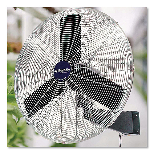 Global Industrial Oscillating Wall Mount Fan, 3 Speed, 24" (607050)