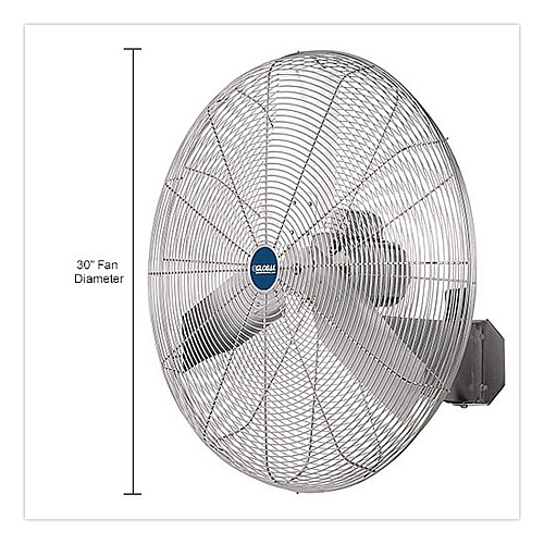 Global Industrial Washdown Wall Mount Fan, 1 Speed, 30" (293019)
