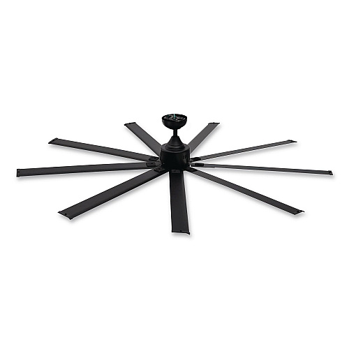 Global Industrial Industrial Ceiling Fan, 72", 6 Speeds, 9,400 CFM, Black (293047)