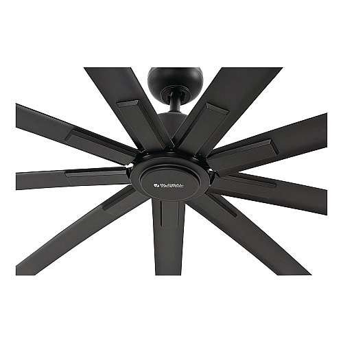Global Industrial Industrial Ceiling Fan, 72", 6 Speeds, 9,400 CFM, Black (293047)