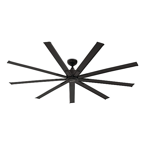 Global Industrial Industrial Ceiling Fan, 72", 6 Speeds, 9,400 CFM, Black (293047)