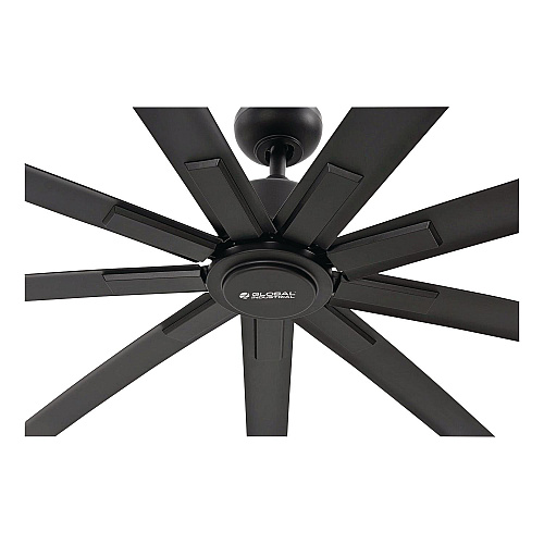 Global Industrial Industrial Ceiling Fan, 108", 6 Speeds, 20,000 CFM, Black (293049)
