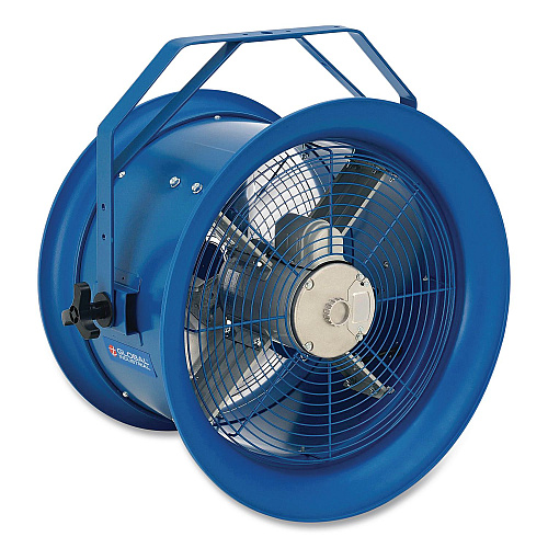 Global Industrial High Velocity Drum Fan with Yoke Mount, 18", Blue (293093)