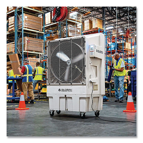 Global Industrial Portable Evaporative Cooler, 30", 3 Speeds, 26 gal (293131)