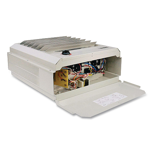 Global Industrial Unit Heater Horizontal or Vertical Downflow, Multi-Watt, 7,500/10,000 W, 19 x 8.5 x 21.44, White (246133)