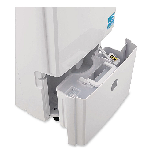 Global Industrial Portable Dehumidifier with Pump and Wi-Fi, 9.62 x 11.62 x 19.87, White (246733)